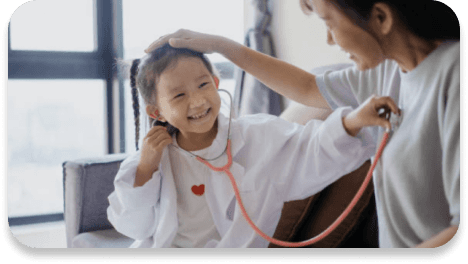 Child to doctor